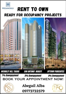Rent to own condo by Megaworld on Carousell