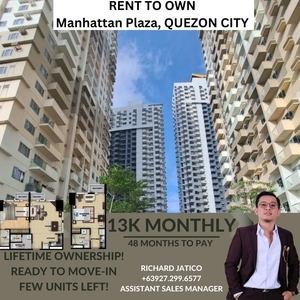 RENT TO OWN CONDO NEAR ARANETA CENTER CUBAO CITY FOR 13K MONTHLY on Carousell
