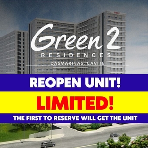 REOPEN UNIT! SMDC Green 2 Residences Condo for Sale in Dasmariñas Cavite near De La Salle University on Carousell