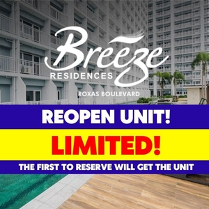 REOPEN UNIT! Up to 35% DISCOUNT! SMDC Breeze Residences Ready for Occupancy 1 Bedroom Condo for Sale in Roxas Boulevard Manila Bay Pasay City on Carousell