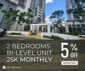 RESERVE BI-LEVEL 2BR 25K MON. LIPAT AGAD RENT TO OWN CONDO IN PASIG on Carousell