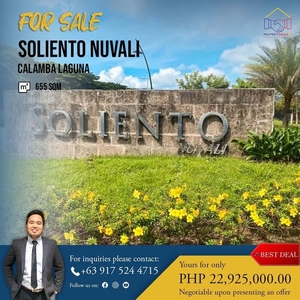 Residential lot for Sale in Soliento Nuvali at Calamba Laguna on Carousell