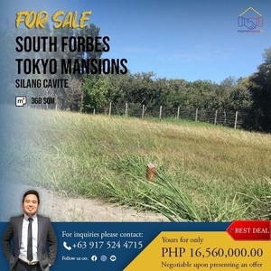 Residential Lot for Sale in South Forbes Tokyo Mansion at Silang Cavite on Carousell