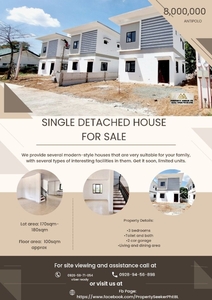 RFO House and Lot for sale in Antipolo City nr Marikina on Carousell