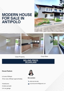 RFO Modern House and Lot for sale in Antipolo City nr Marikina on Carousell