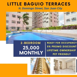 RFO/Rent to own 2bedroom condo San Juan City/Quezon City nr. Cubao