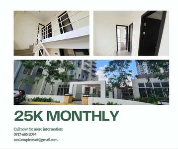 RFO UNIT 2BR BI-LEVEL 25K MONTHLY LIPAT AGAD RENT TO OWN CONDO IN PASIG on Carousell