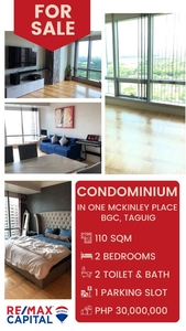 Sale: One Mckinley Place 2 bedroom condominium on Carousell