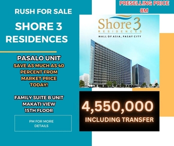 Shore 3 residences unit for sale lowest price on Carousell