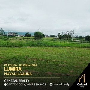 Single Loaded Prime Lot in Lumira NUVALI Laguna at 450 SQM FOR SALE on Carousell