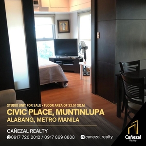 Studio Unit in CIVIC Place in Muntinlupa FOR SALE on Carousell