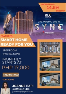 Sync Residences Condo for sale with 14.5% limited discount offer on Carousell