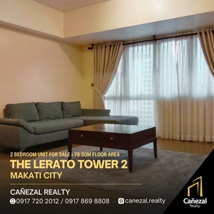 The Lerato Tower 2 2 Bedroom with Balcony 78sqm floor area in Makati For Sale on Carousell