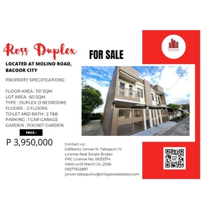 Townhouse For Sale at Molino Cavite on Carousell