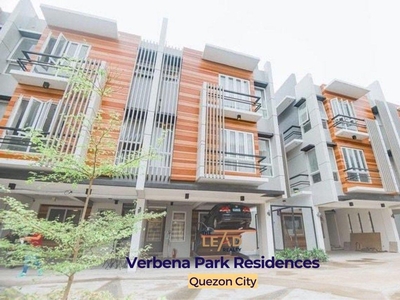 Verbena Park Residences Quezon City 3 Bedroom Townhouse for Sale near SM Cherry Congressional Tandang Sora UP Diliman Dona Sotera SM NORTH EDSA Visayas Ave QC House and Lot on Carousell