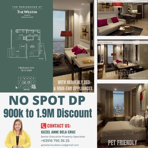 Westin Manila 1 Bedroom Ready for Occupancy CONDO UNIT for sale in Mandaluyong CBD at the back of Edsa Shangri-la & Lourdes School on Carousell