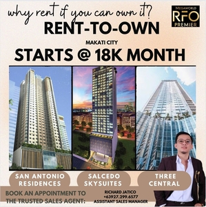 why rent when you can own? Condo in Makati City for as low as 18k Monthly on Carousell