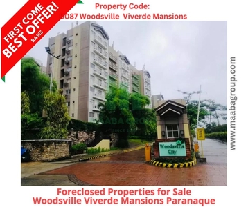 Woodsville Viverde Mansions 3Br Condominium for Sale in Paranaque City on Carousell