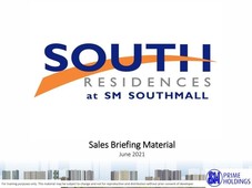 as low as 5% SPOT DOWN to move in SM SOUTH MALL condo SMDC