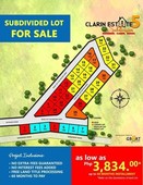 AFFORDABLE SUBDIVIDED LOTS IN CLARIN, BOHOL WITH LIMITED 40% SPOTCASH DISCOUNT