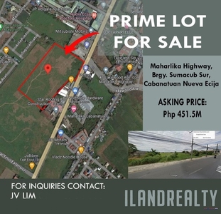 Lot For Sale In Sumacab South, Cabanatuan