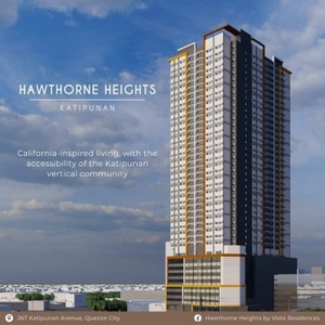 Studio Unit For Sale in Hawthorne Heights, Katipunan, Quezon City