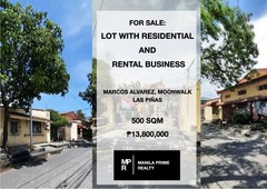 lot with residential and rental business in las pi as