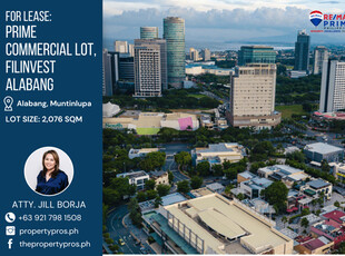 Lot For Rent In Alabang, Muntinlupa