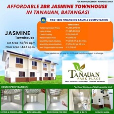 Townhouse For Sale In Bagumbayan, Tanauan