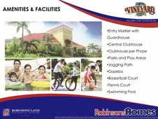 House and Lot Vineyard by Robinsons Homes Cavite