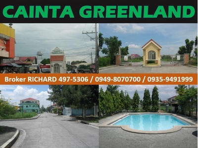 CAINTA GREENLAND Lots = 6,600/sq For Sale Philippines