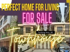 FULLY FURNISHED TOWNHOUSE FOR SALE IN TANDANG SORA, QUEZON CITY
