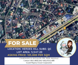 Lot For Sale In Santa Cruz, Quezon City