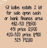 St kolbe estate 2 katabi mt carmel lot for sale open for bank finance