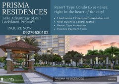 2 bedroom for sale Prisma Residences by DMCI HOMES