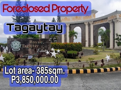 385 sqm Residential Vacant Lot For Sale in Royale Tagaytay Estates at Cavite