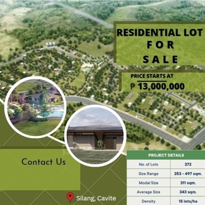 VERDEA - Residential Lot Located at Silang, Cavite by ALVEO