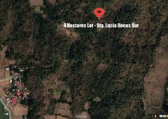 For Sale Agriculture Land (4 Hectares) - Sta. Lucia, Ilocos Sur