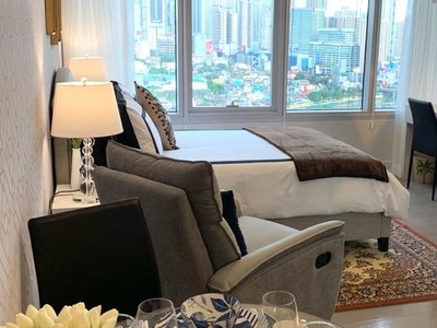 Studio Condo for Rent in Lincoln at The Proscenium, Rockwell Center, Rockwell Center, Makati