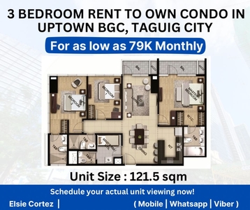 1 Bedroom w/ Loft (86.4 sqm) Condo for Sale at Newport City