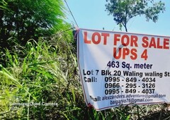 463 square meter lot in UPS 4 Paranaque City near the airport