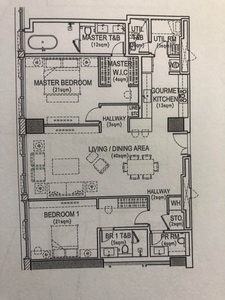 2 Bedroom For Sale in Balmori Suites Rare Find with 2 parking slots! on Carousell