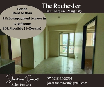 3 Bedroom Condo in Pasig rent to own on Carousell