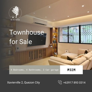 4BR Townhouse for Sale in Xavierville 2