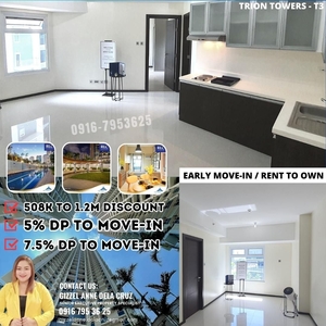 5% DP to Move-in 3 bedroom corner unit with balconies for sale in BGC near SM Aura Trion Towers 3 on Carousell