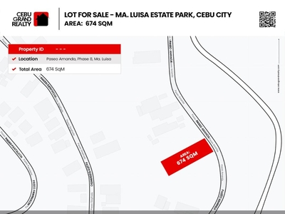 674 SqM Lot for Sale in Maria Luisa Park on Carousell