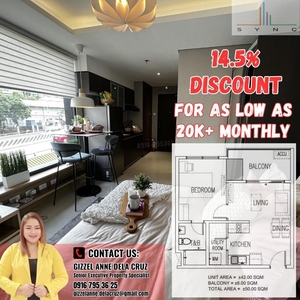 Affordable Pre-Selling Pet Friendly 1 BEDROOM condo Unit For Sale in C5 Pasig Near BGC - N Tower SYNC Residences on Carousell