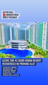 AZURE 2BR URBAN RESORT RESIDENCES FOR SALE LEASE / RENT W/ 1 PARKING SLOT on Carousell