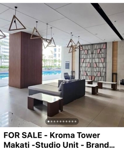 Brand New and Fully Fitted Studio Condo for Sale in KromaTower Makati on Carousell