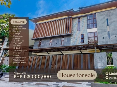 BRAND NEW MANSION FOR SALE 128M NEGOTIABLE